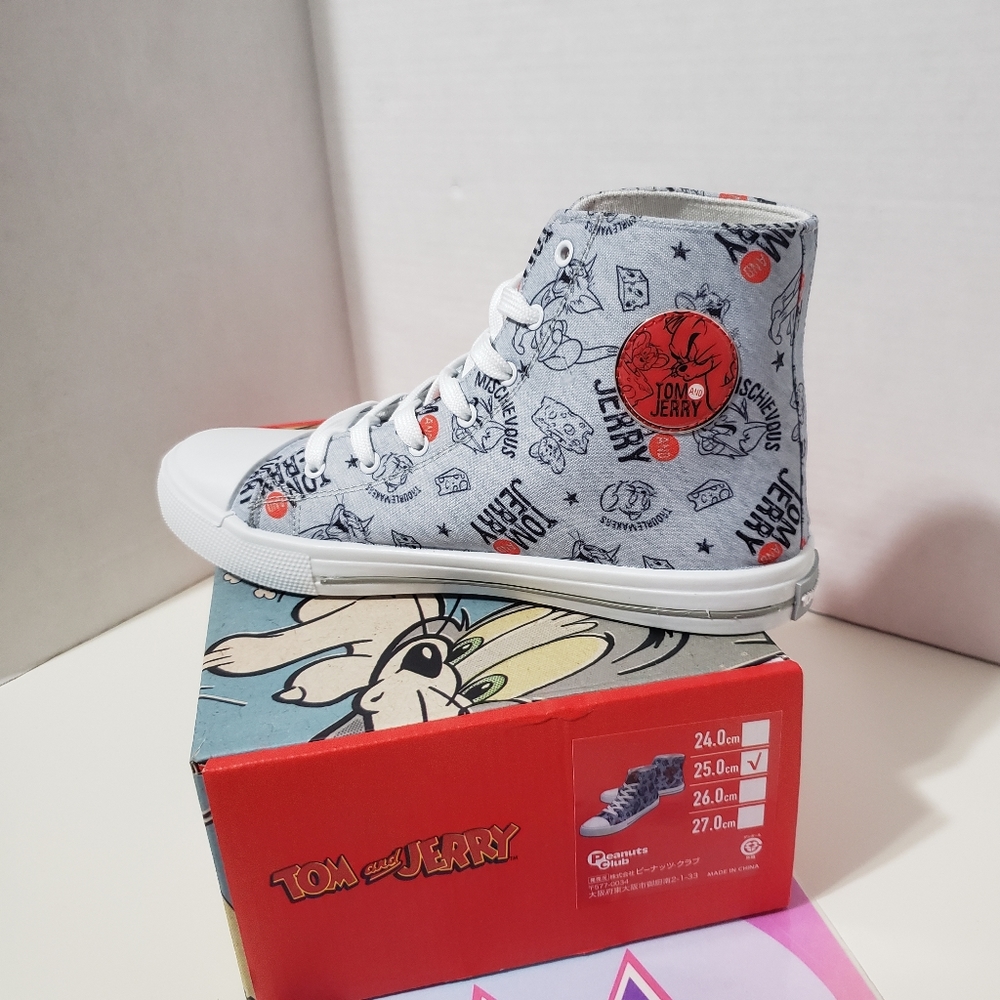 Tom and Jerry High Top Sneakers